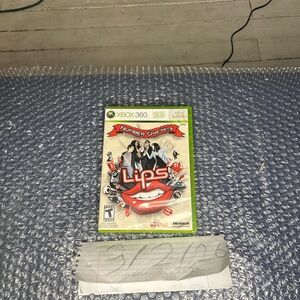 Lips Number One Hits Video Game - Green Case
